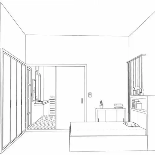 插画/漫画 日式场景线稿