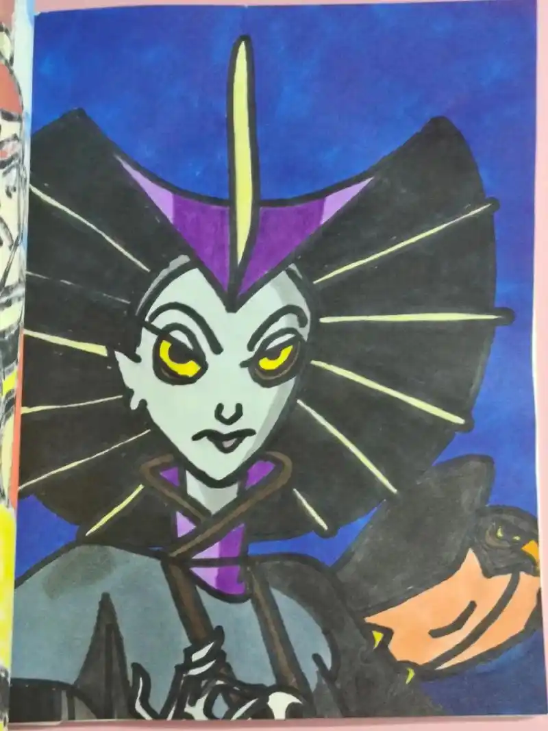 画画 #手绘 #简笔画 #哪吒传奇#石矶娘娘 - 抖音