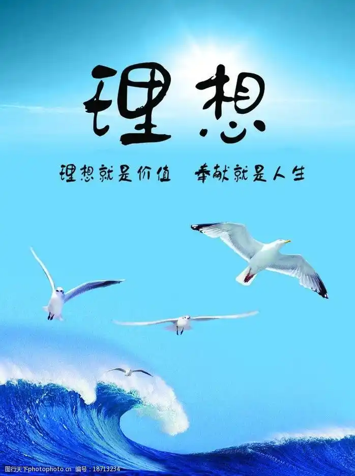 理想海报图片