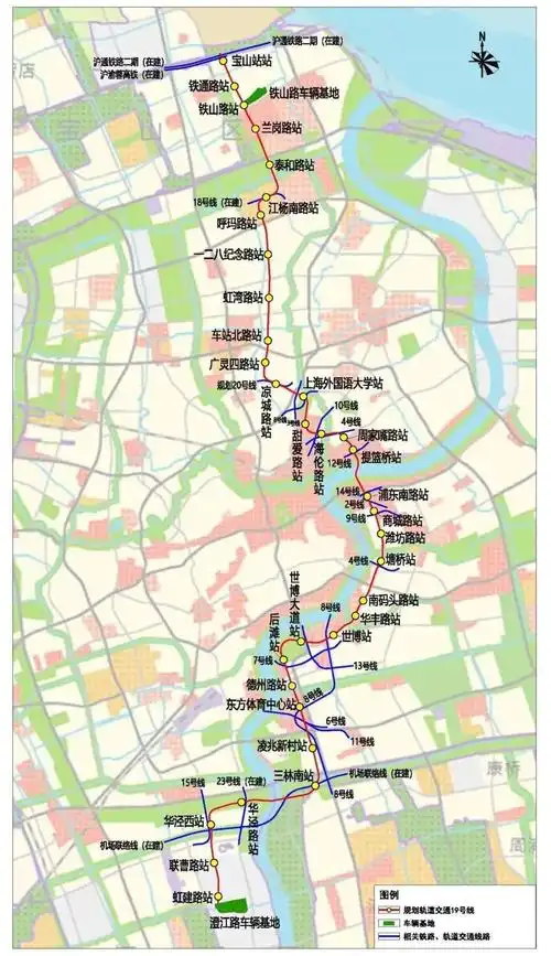 正式开工上海地铁又一换乘王来了涉及5个区18座车站能换乘嘉闵线轨交