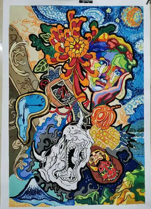 琼台师范学院 艺术设计学专业2019—2020(1)学期《造型基础二(色彩)》