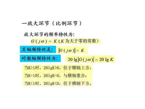 典型环节伯德图