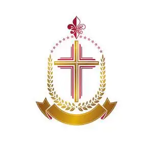 复古风格标签纹章标志宗教复古符号.照片