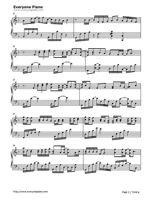 慢慢等钢琴谱-韦礼安2