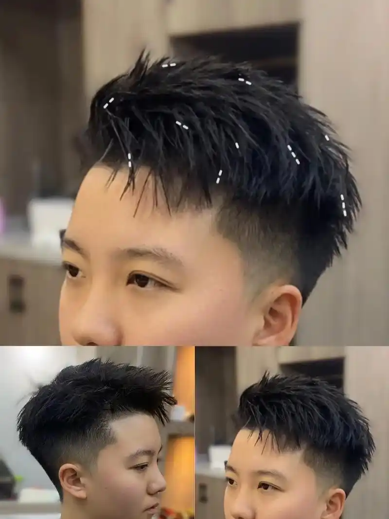 男士发型推荐:摩根三七分.摩根烫适合头发比较服帖,平时不好打 - 抖音