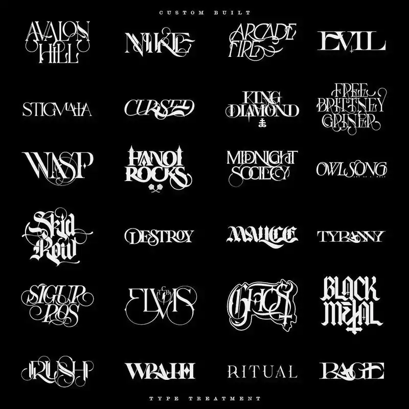 花体英文字母99复古也不单是插画97.#logo设计 #高级 - 抖音