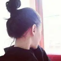 微信个性头像侧脸丸子头_微信头像图片大全