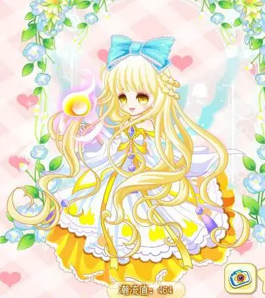 公主浪漫长卷发搭配粉罗兰教你