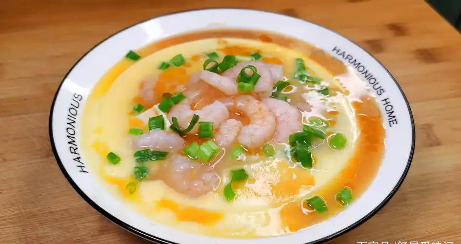 虾仁蒸鸡蛋的家常做法,鸡蛋滑嫩无蜂窝,营养好吃味道棒,解馋_高清图集