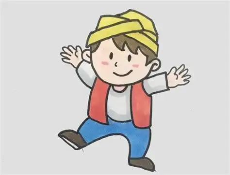 小朋友简笔画人物