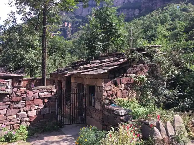 太行山风景写生图片