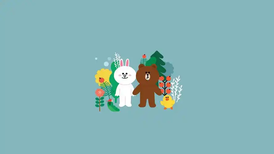 可爱卡通布朗熊可妮兔图片电脑壁纸,卡通动漫,可爱,卡通,高清,可妮兔