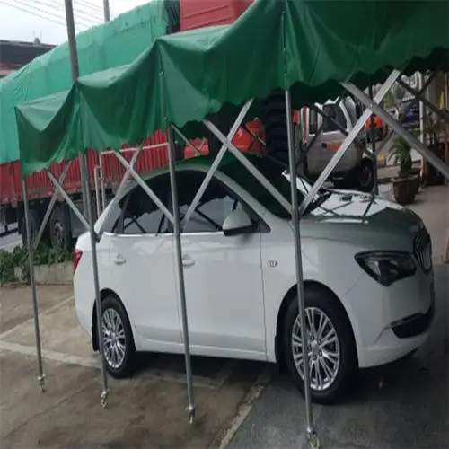 广州 户外货车停车雨蓬 湘粤 篮球场停车遮阳雨棚 停车场移动遮阳篷