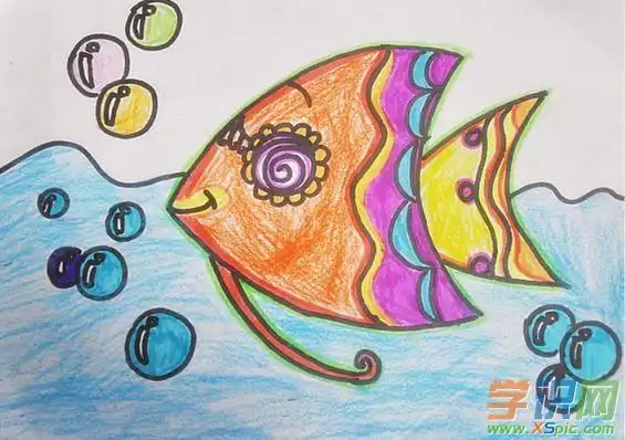 学识网 爱好 学画画 儿童画    儿童画是儿童对自己生活的印象,运用