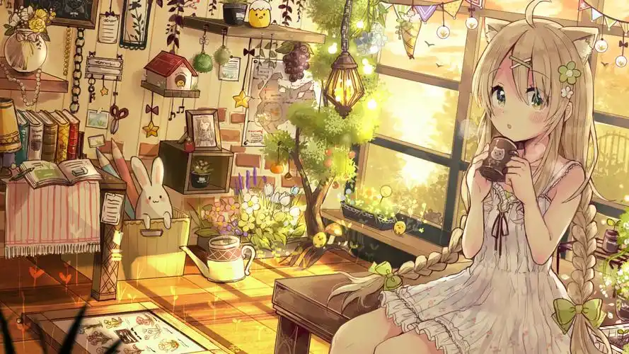 梦幻中的女孩,动漫人物-回车桌面