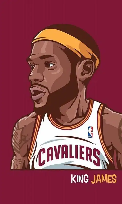 詹姆斯q版漫画手机壁纸