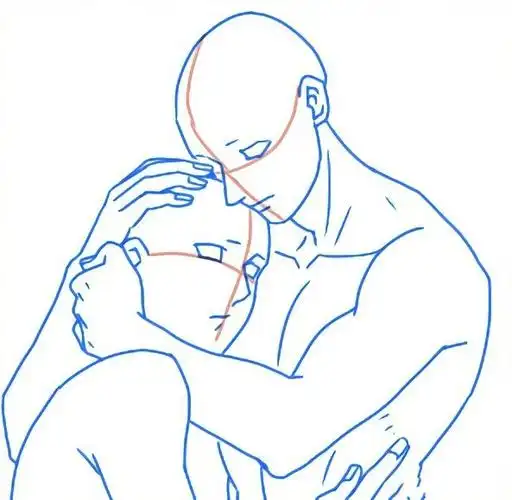 资源君#cp互动的构图参考,9种不同姿势,代入自己的本命cp瞬间萌感