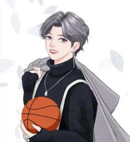 蔡徐坤打篮球图片头像高清 - 歪脖子卡通头像!