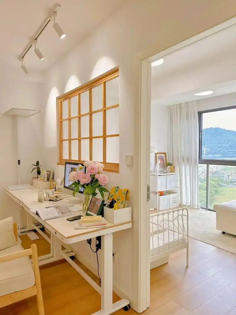 43平小户型榨出9㎡客厅图书馆05 哈喽,欢迎7815串门大只的小家