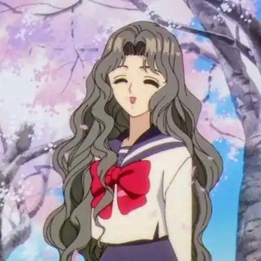 高清淑女范穿校服的二次元女生头像图片