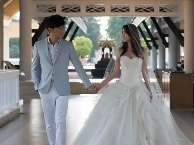 伊能静秦昊今日大婚 伊能静唯美婚纱照曝光