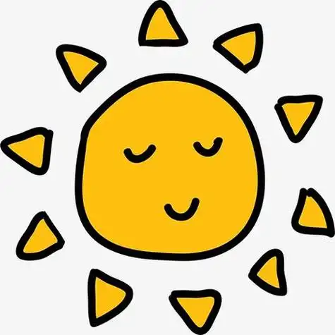 可爱太阳的画法简笔画