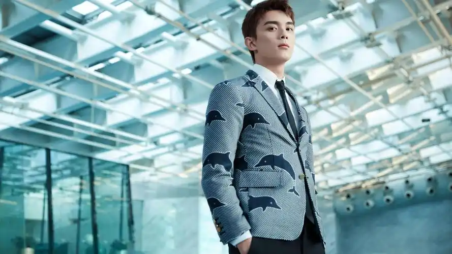 阳光帅气大男孩吴磊时尚写真,大陆明星-回车桌面