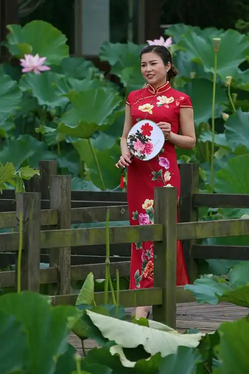 绍兴十里荷塘旗袍秀一摄影瀚漠