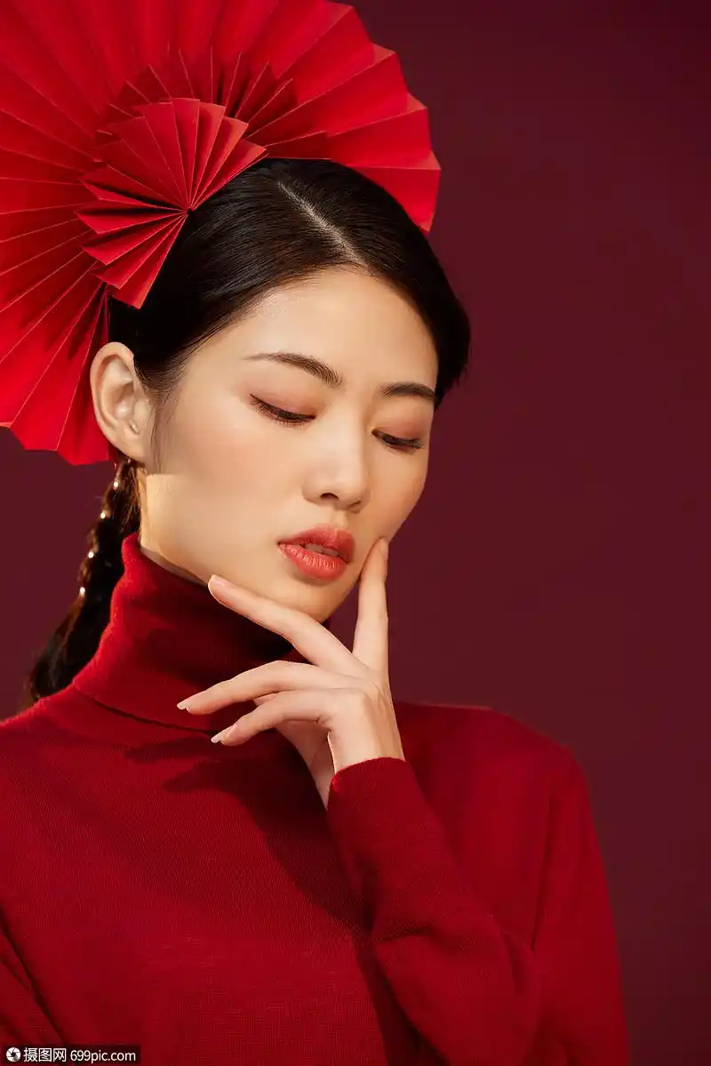 中国风国潮创意美女