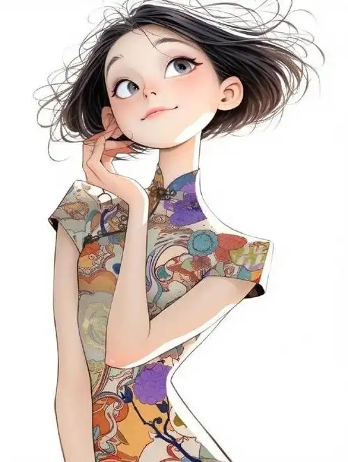 国风元素可爱少女头像.    #二次元新鲜事##女生头像