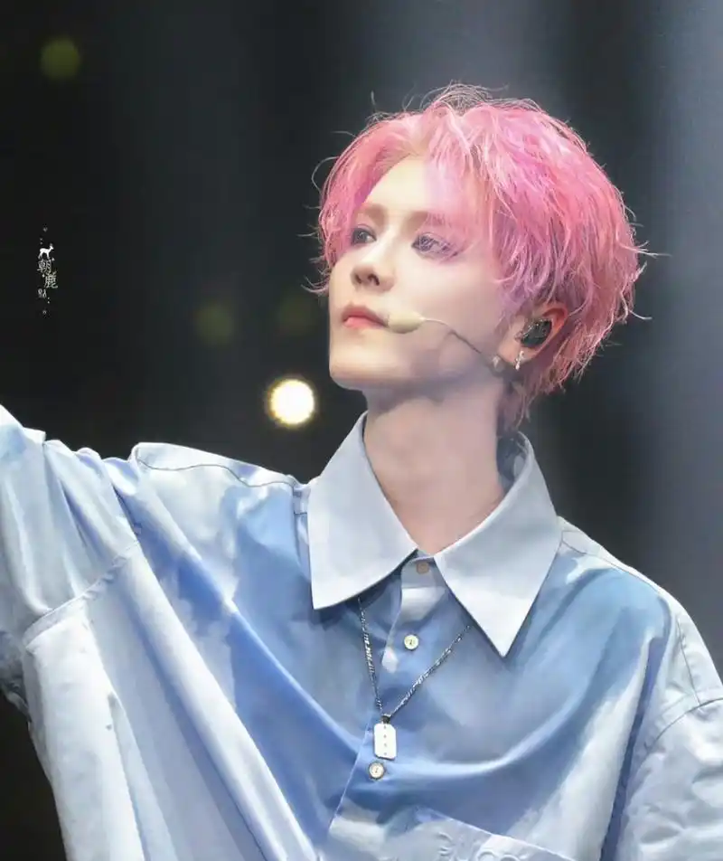 鹿晗一场演唱会一个发色#鹿晗每一场演唱会都是一种发色,他真的可以