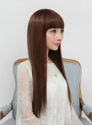 2022年女学生适合的长直发发型图片