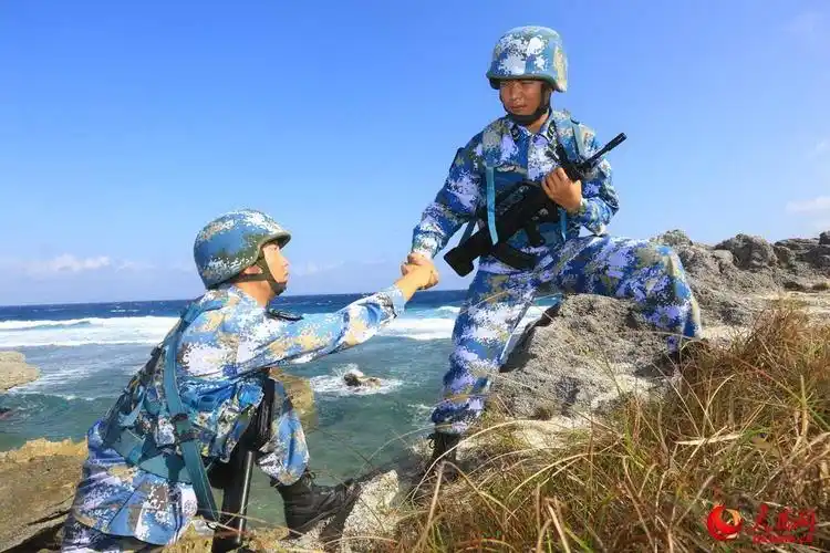 这就是西沙海军官兵的誓言:时刻都在准备打仗