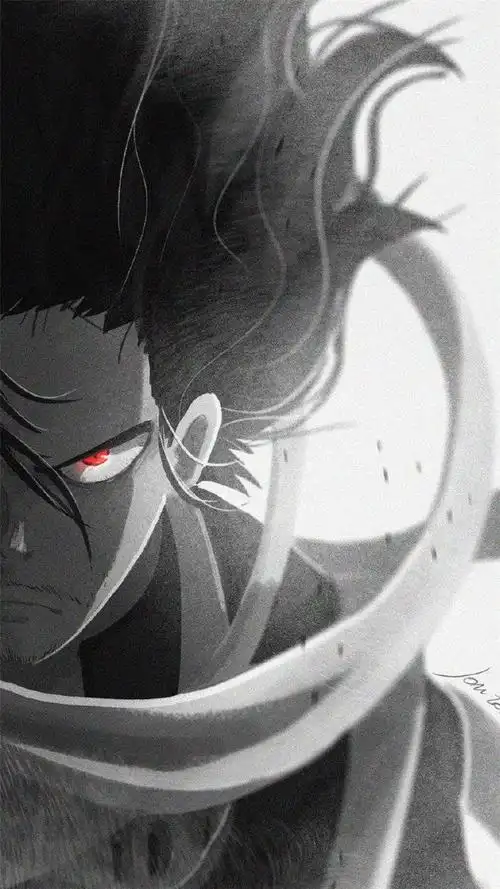 我的英雄学院黑白高清手机壁纸