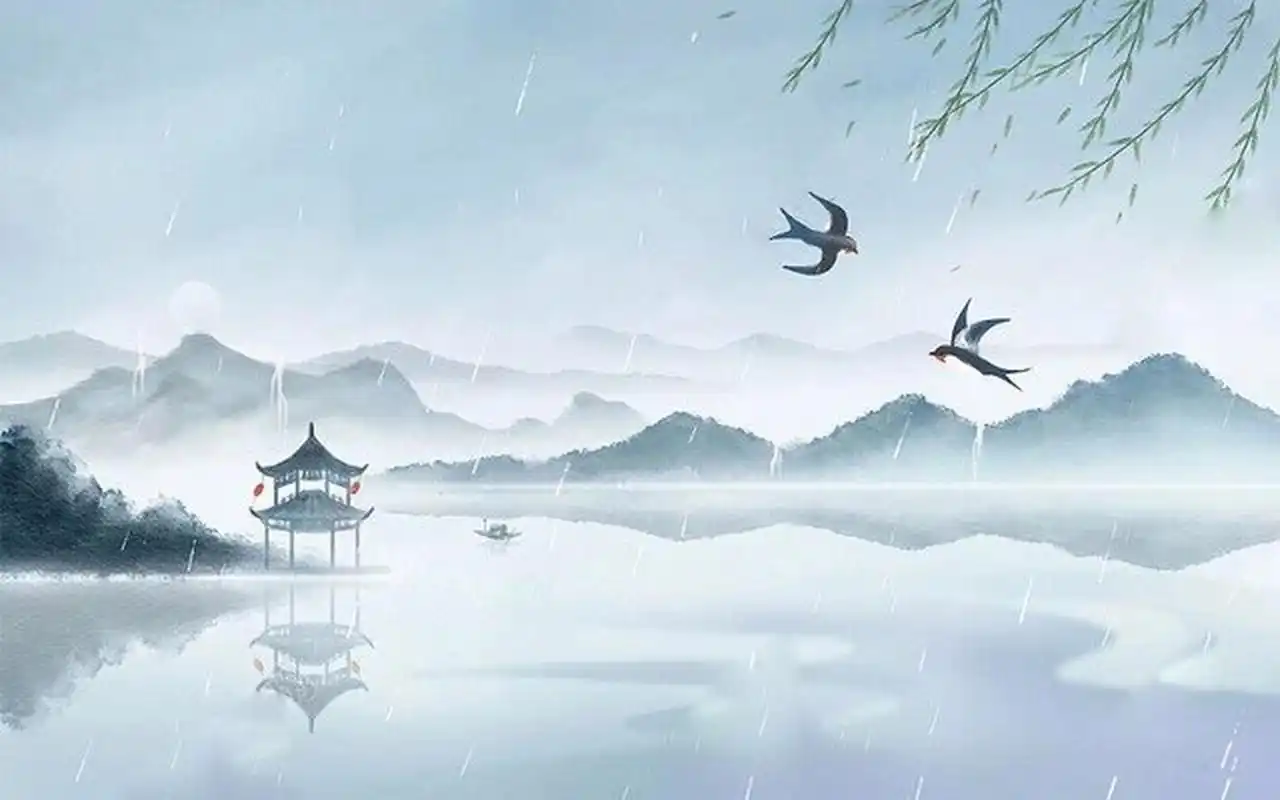 宝子们,今天给大家分享一下,古风水墨背景素材