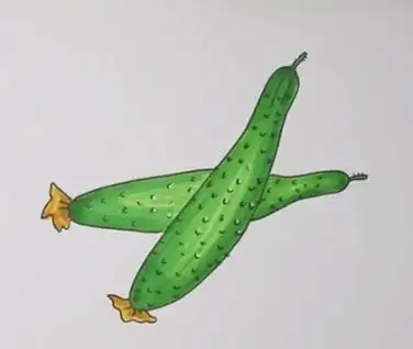 凉拌黄瓜手抄报手抄报简单又漂亮