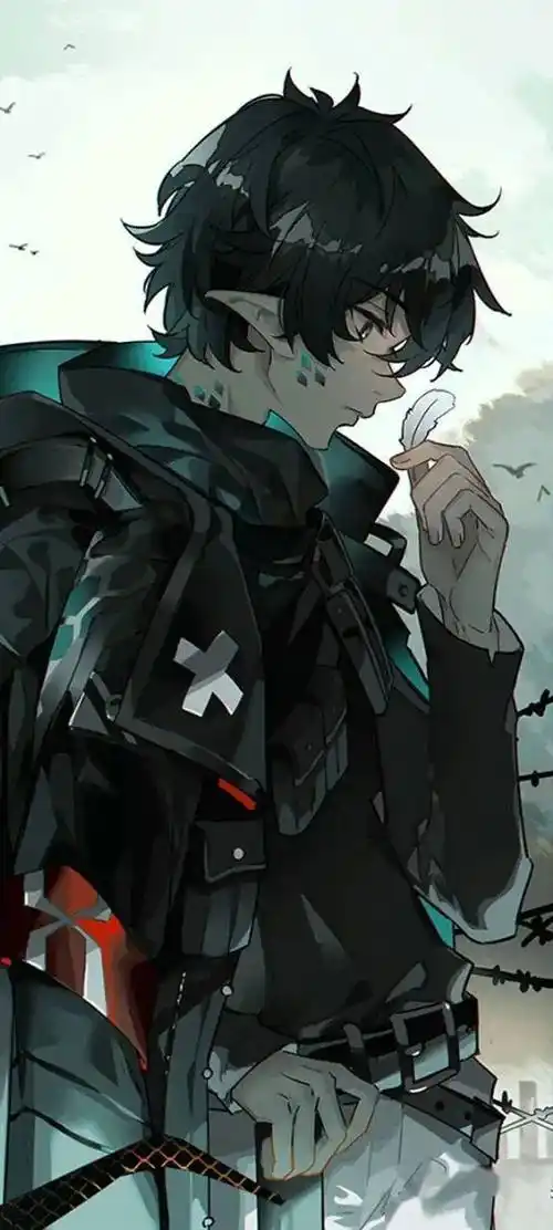 动漫男生壁纸就做自己吧记得要开心哟晚安