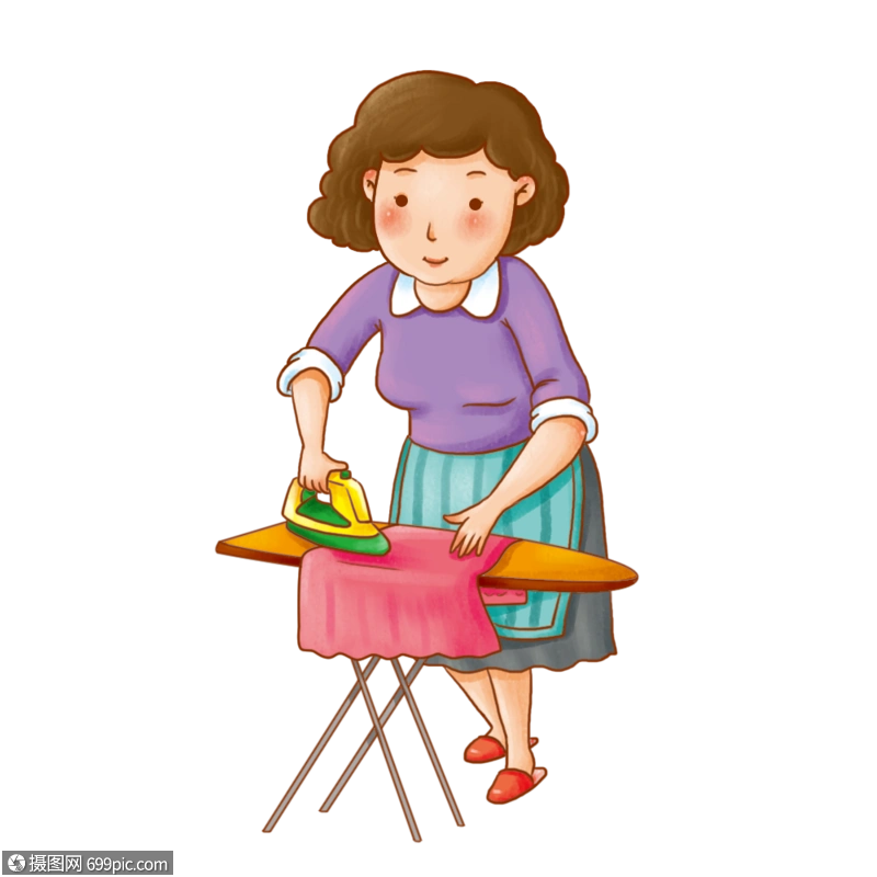 妈妈做家务劳动节图片