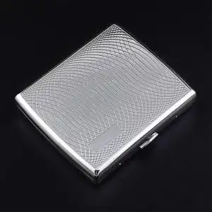 简约不锈钢创意 复古金属烟盒烟 盒超薄时尚20支装便携个性创意