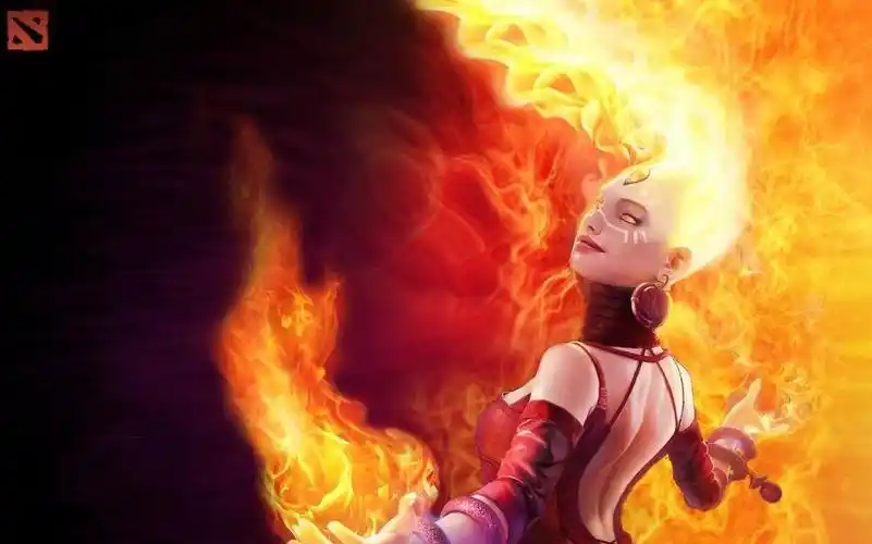 dota2第一视角火女莉娜辅助位好划水