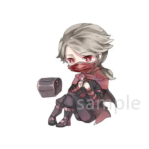 吧唧动漫狼人绅士约瑟夫挂件手游第五人格入殓师卡尔钥匙扣徽章