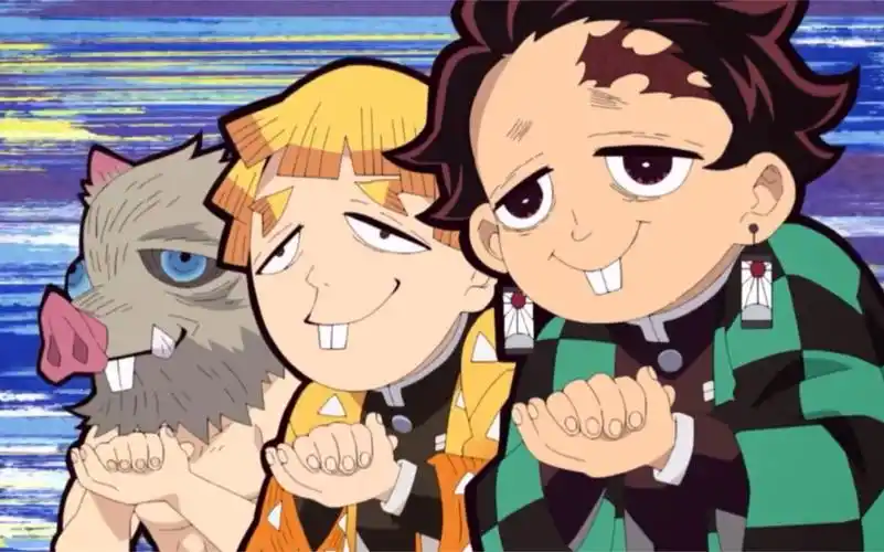 鬼灭之刃三小只被虐得好惨