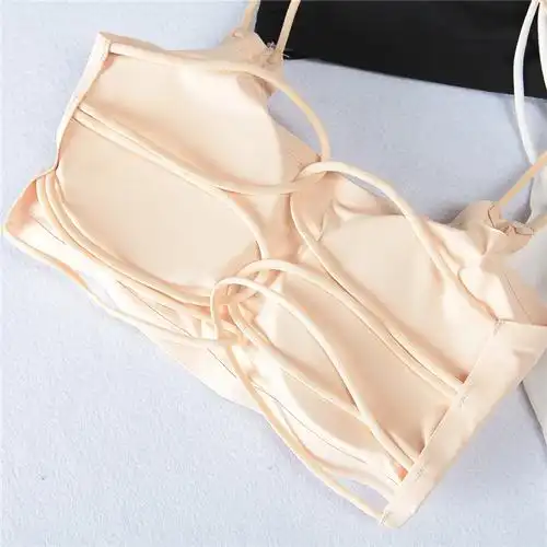 冰丝抹胸吊带小背心女内衣裹胸性感文胸聚拢少女韩版学生批发