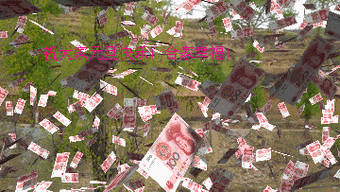 天上真的掉钱了