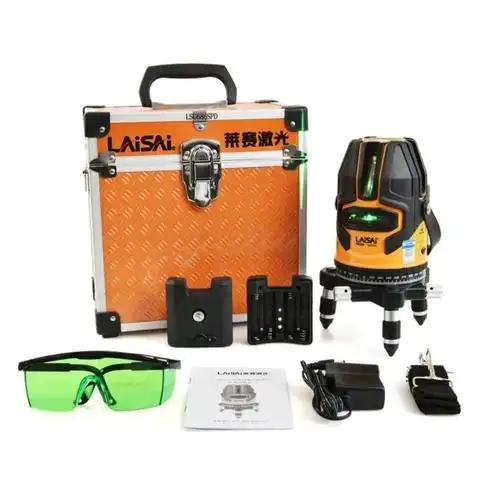 莱赛红外线水平仪2线5线高精度自动打线平水仪标仪激光投线686强