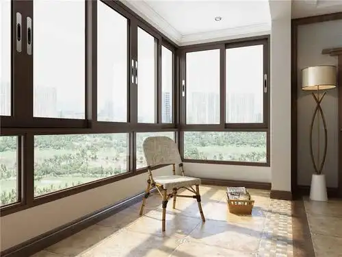 诗尼曼门窗 断桥铝合金门窗定制隔音隔热玻璃落地窗户封阳台定做