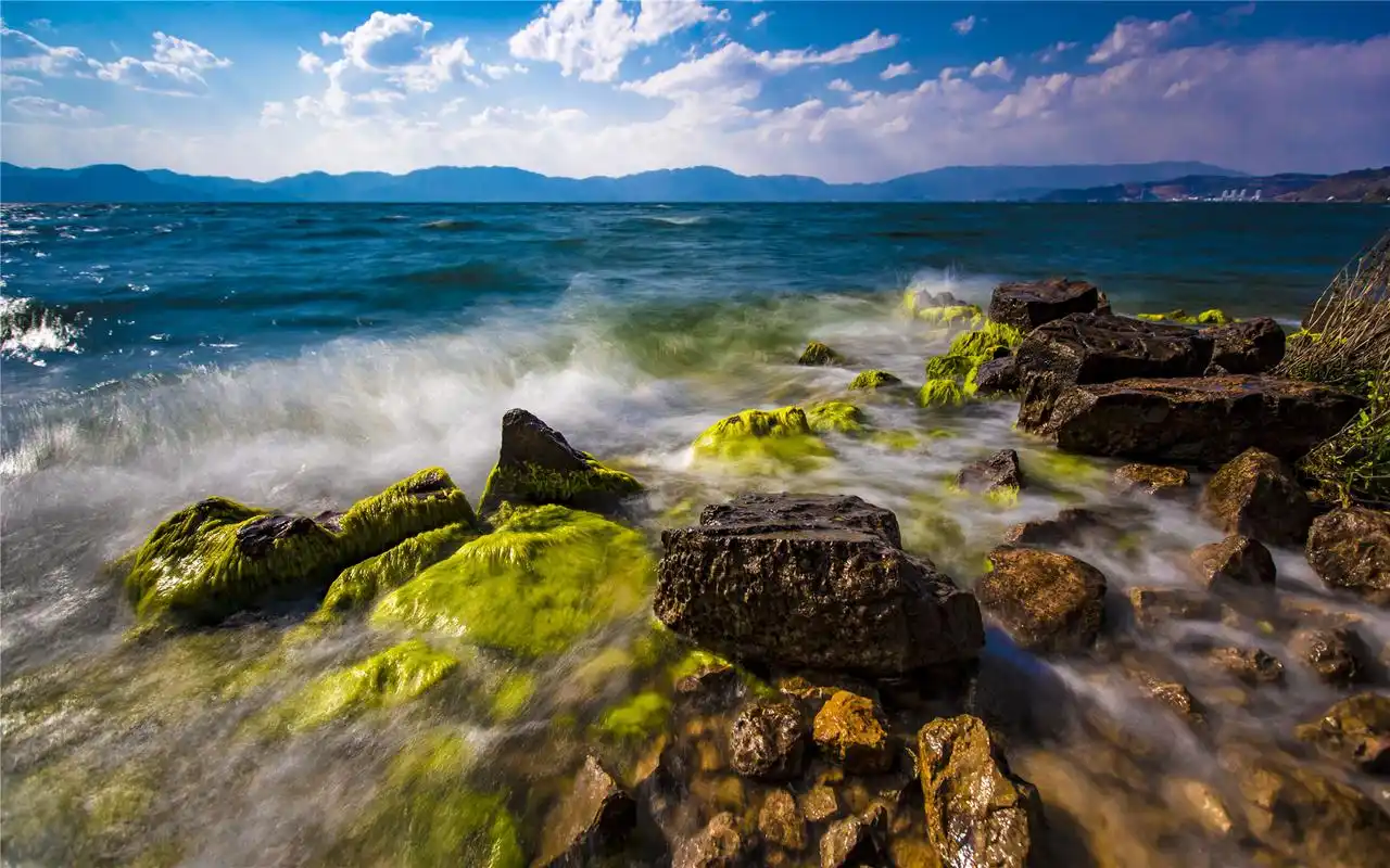 云南抚仙湖清新风景精选高清电脑壁纸图片大全(二)