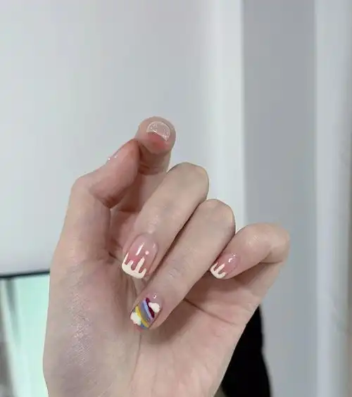 夏日美甲小清新美甲