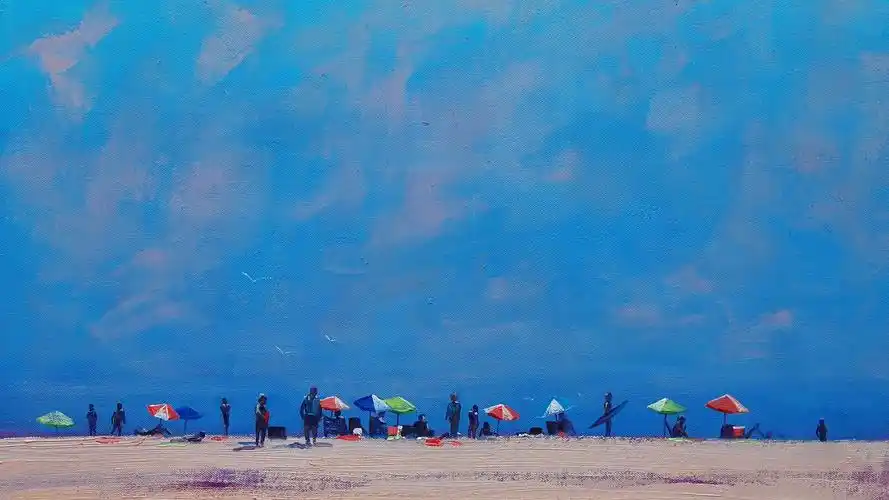 油画风景图片高清宽屏桌面壁纸