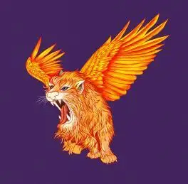 国潮飞翔的老虎 老虎